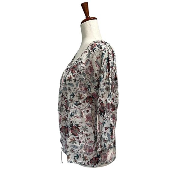 Denim & Supply Ralph Lauren Top Size Large Boho Western Country Floral Shirt - Picture 4 of 9